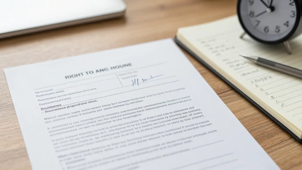 Podpisová smlouva s detaily hranic a práva zastavit masáž, ležící na dřevěném stole.