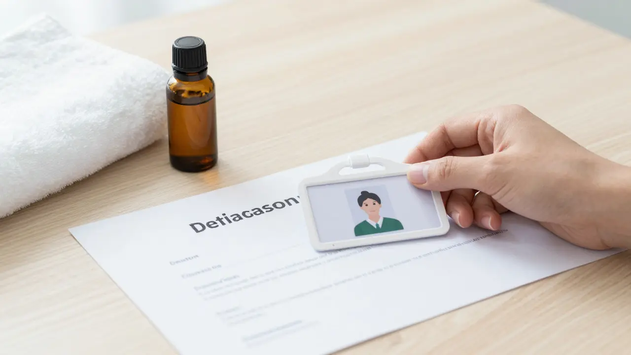 Symbolika důvěryhodného terapeuta: certifikát a čistota