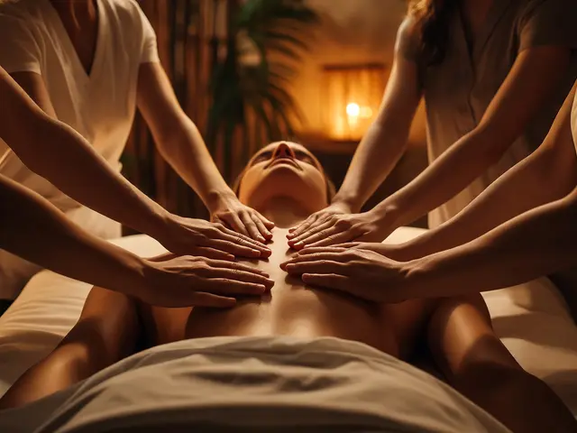 Šestiruční masáž: Průvodce luxusním tantrickým rituálem
